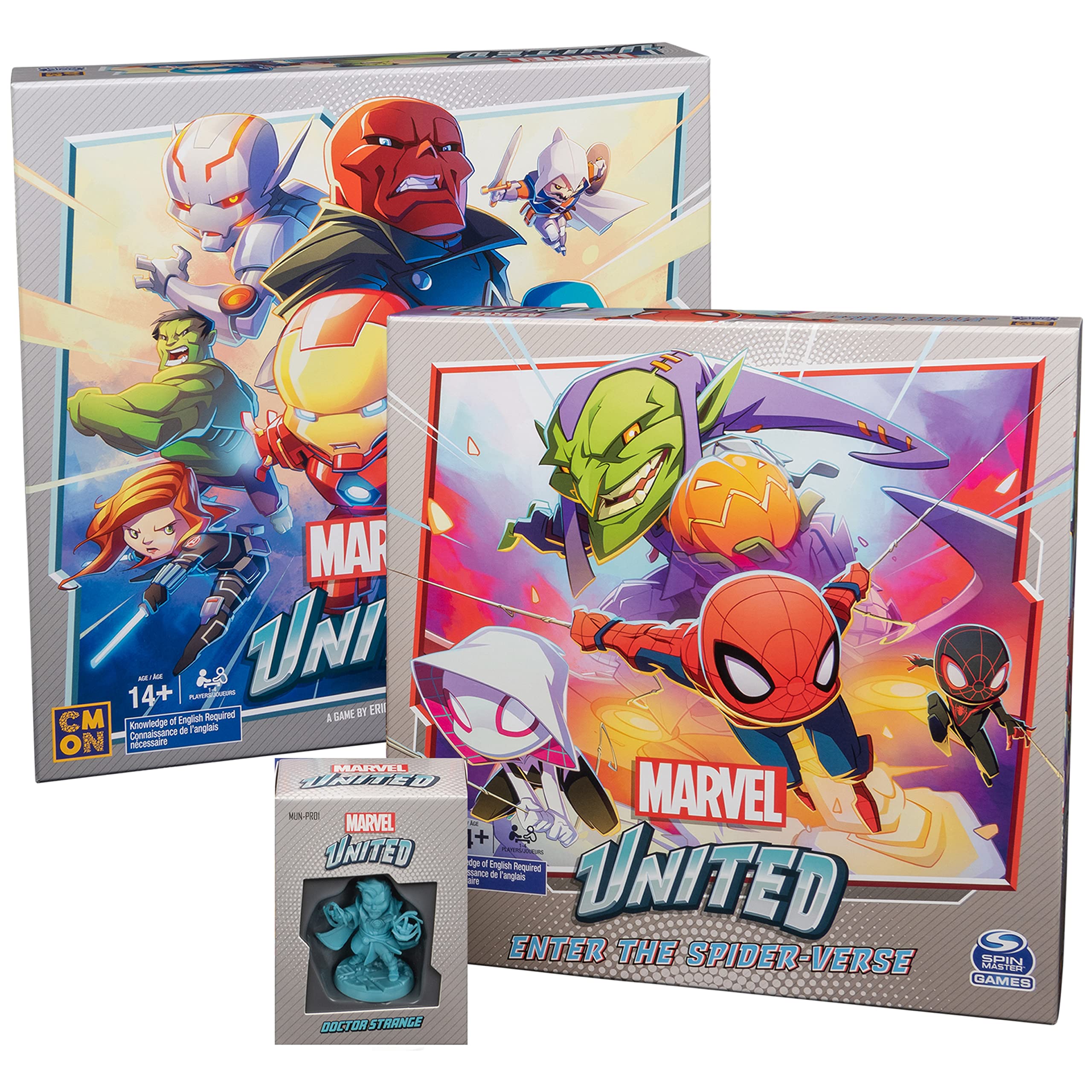 Marvel United, Superhero Card Strategy Board Game Comic Bundle